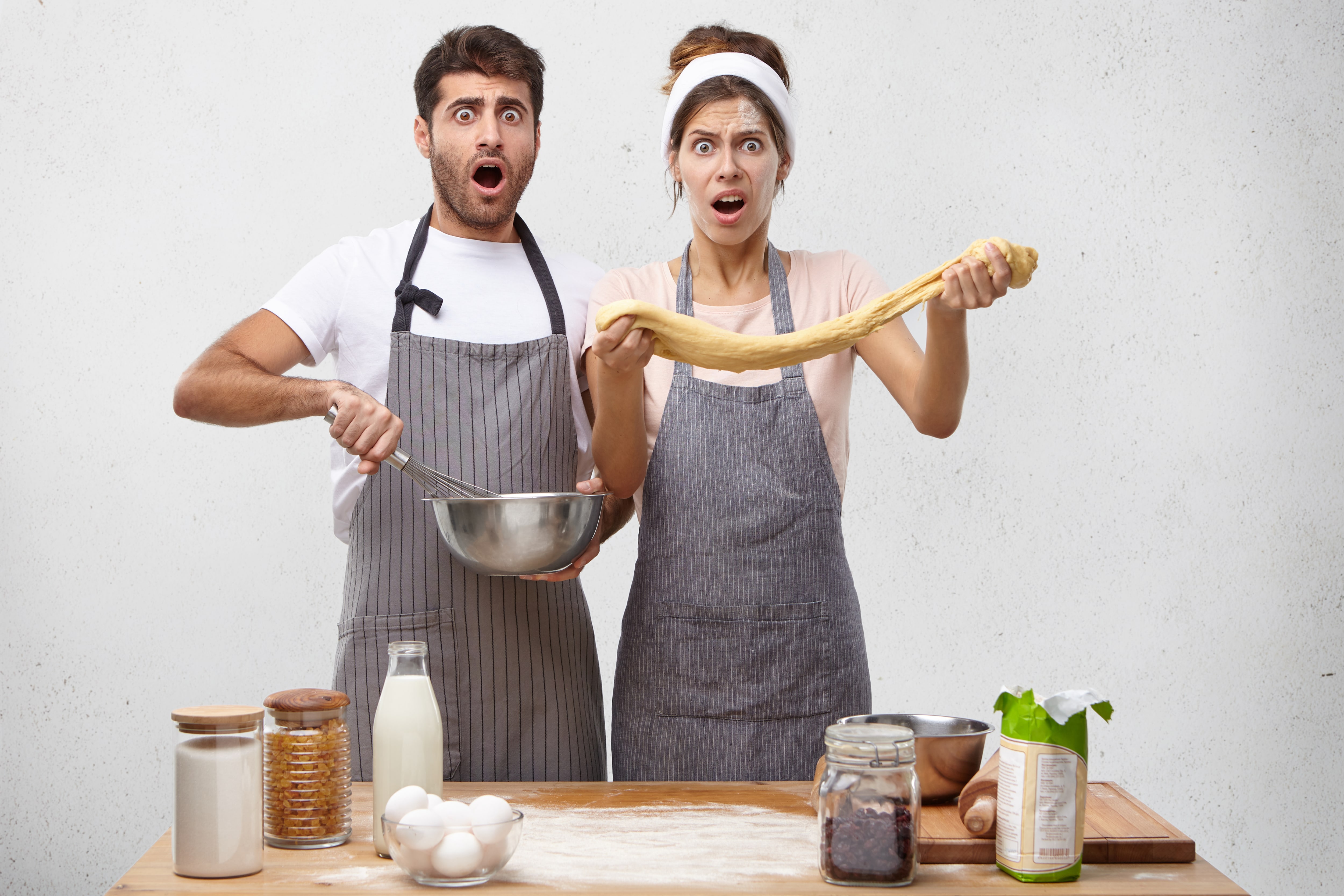 couple making unexpected recipes
